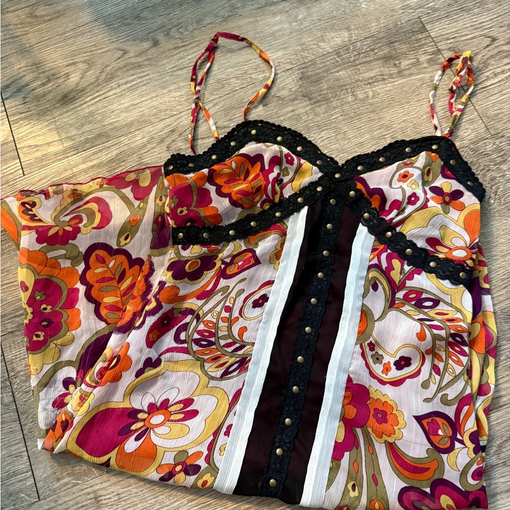 Floral Multicolor Women's Dress